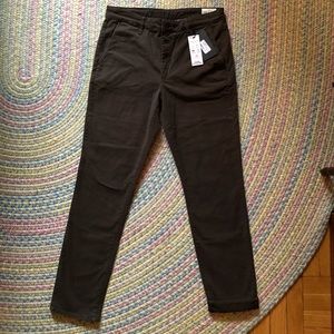 rag & bone men’s slim fit brown chinos